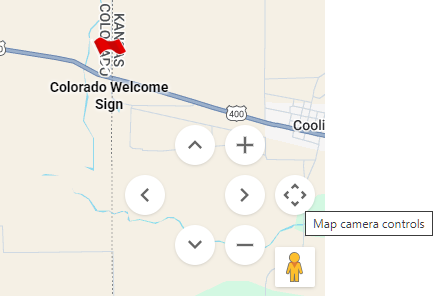 Audio Tour map zoom instructions